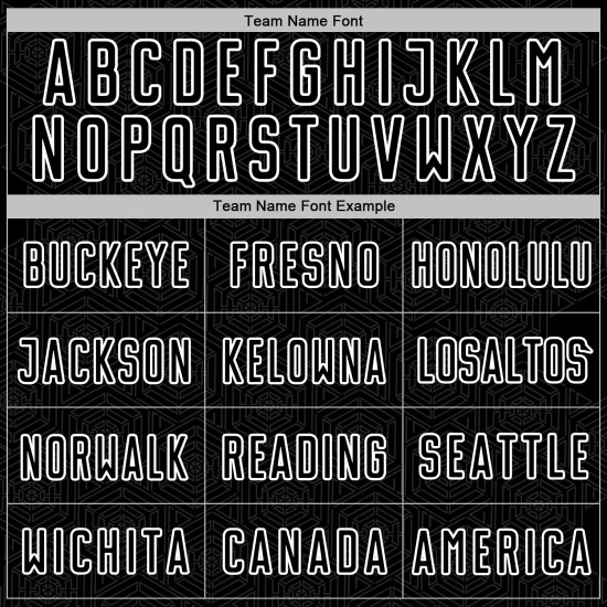 White Sports Jersey Uniform Sublimation Soccer Shape Custom Geometric Black White Sports Jersey Uniform Sublimation Soccer Shape Custom Geometric Black