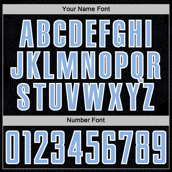 Geometric Light Custom Uniform Sports Sublimation Black Shape Blue-White Jersey Soccer Geometric Light Custom Uniform Sports Sublimation Black Shape Blue-White Jersey Soccer